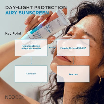Cremă de protecție solară, Neogen Dermalogy, SPF50, alb