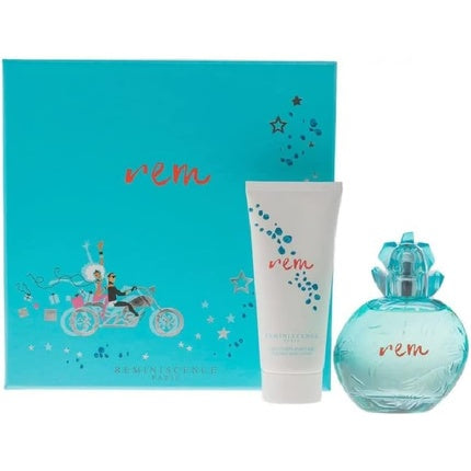 Set cadou, Reminiscence, REM, eau de toilette 50ml si lapte corp 75ml, albastru