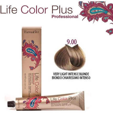 Vopsea de păr Farmavita Life Color Plus 9.00 Light Blonde Intense, 60ml