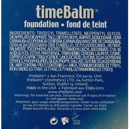 Fund de ten theBalm timeBalm Medium/Dark, 21.3 g