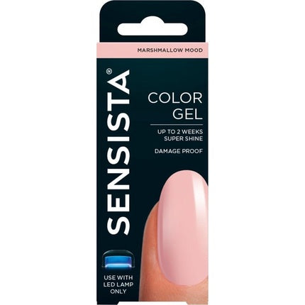 Gel Polish Sensista Color Gel Marshmallow Mood, culoare roz pal, 35ml