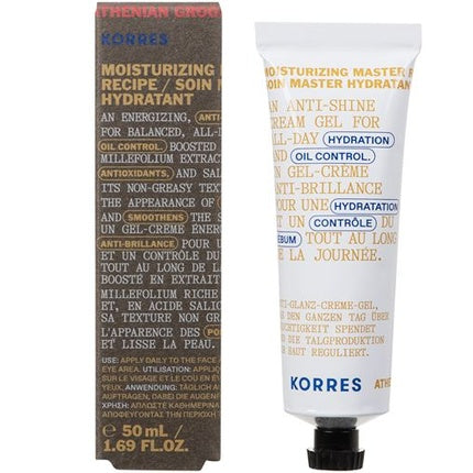 Cremă de zi pentru bărbați, Korres Athenian Grooming Moisturizing Master Recipe, 50 ml