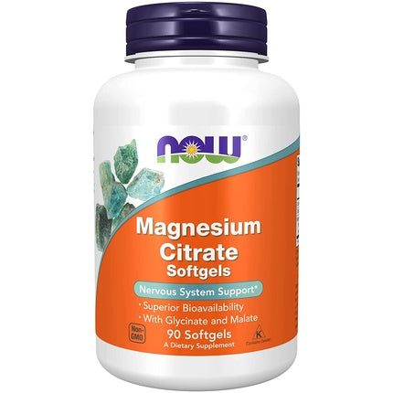 Supliment alimentar NOW Foods, Citrat de Magneziu Softgels, 90 buc