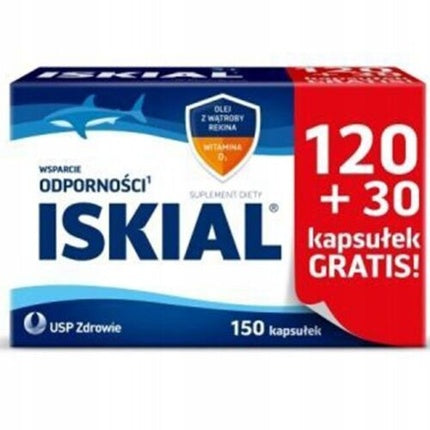 Iskial, Vitamina D3, 150 capsule, suport imunitar
