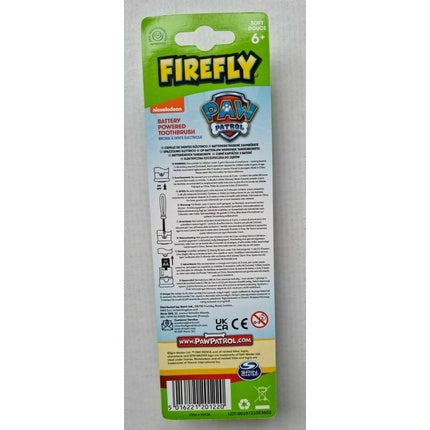 Periuță de dinți electrică copii, Firefly, Paw Patrol, cu baterii incluse