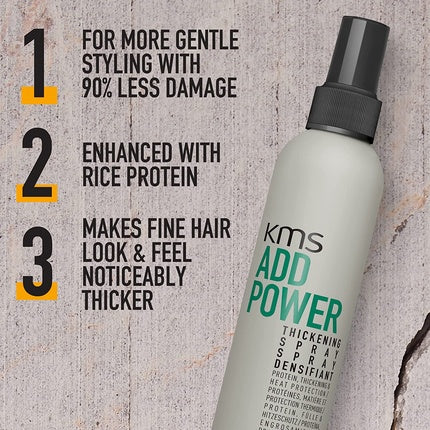 Spray îngroșare, KMS ADDPOWER, protecție termică, 200ml