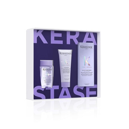 Set Cadou Kérastase Blond Absolu, 3 produse (Șampon, Mască), Ambalaj Violet, 1020g