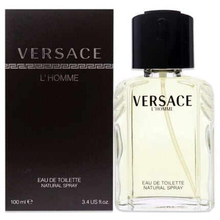 Versace L'Homme, Parfum bărbătesc, 100 ml, EDT, negru