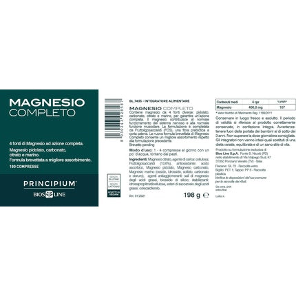 Supliment Minerale Bios Line Principium, comprimate, 180 buc