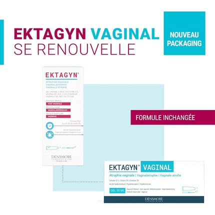 Gel Lubrifiant Vaginal Densmore Ektagyn, Atrofie Vaginală, Acid Hialuronic