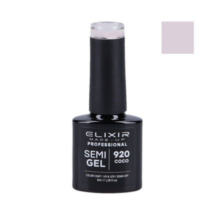 Elixir Hybrid Nail Polish 920 - 8ml, Roșu