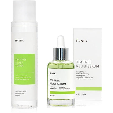 Iunik Tea Tree Relief Toner - Toner Facial Vegan pentru Pielea Predispusă la Acnee