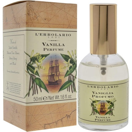 Perfum L'Erbolario Vaniglia, 10 ml, sticlă transparentă