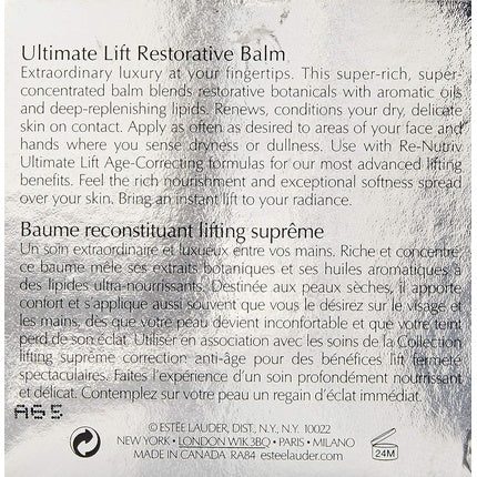 Balsam Lifting, Estee Lauder Re Nutriv, roz 30ml