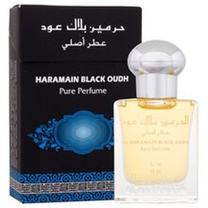 Parfum Al Haramain Black Oudh, 18ml, lichid auriu