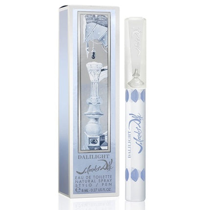Salvador Dali Dallight, Eau de Toilette Spray Pen, 8ml, design argintiu