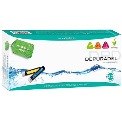 Set fiole, Novadiet, Depuradel, 20 bucati