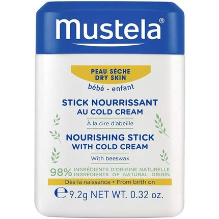 Stick hidratant, Mustela, cu Cold Cream, 10g