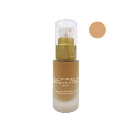 Fond de ten lichid Arval Supreme Care Royal Gold SPF 20, Hazelnut