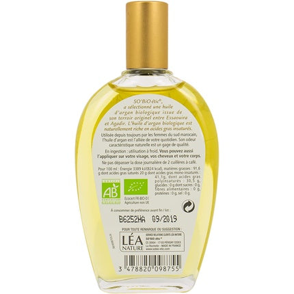 Ulei Facial So Bio Etic Argan, 100ml