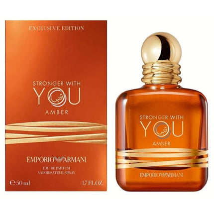 Eau de Parfum Armani Stronger With You Amber, Ediție Exclusivă, 50ml