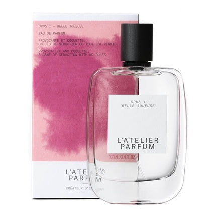 Parfum L'Atelier Parfum Belle Joueuse, EDP 100 ml, sticlă transparentă, capac negru