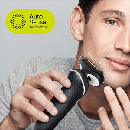 Aparat de ras electric Braun Series 5, EasyClean, Negru