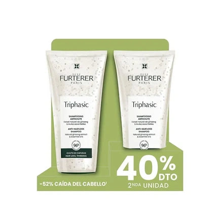 Șampon Anti-cădere, René Furterer, Triphasic, set 2x200ml, ambalaj verde