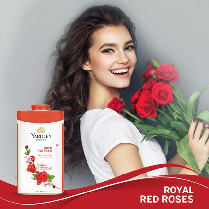 Pudră Parfumată, Yardley, Red Roses, 250 g