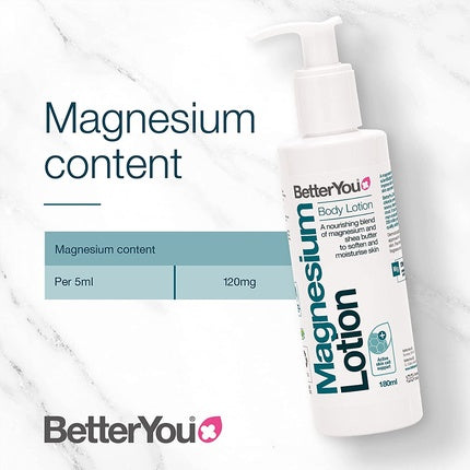 Loțiune corp, Better You, Magnesium, 180ml