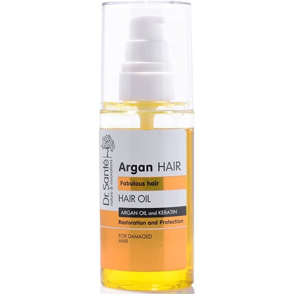 Serum de păr Dr. Santé cu ulei de argan și keratină pentru păr deteriorat, 50ml