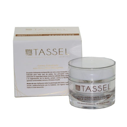 Crema Hidratantă cu Aur Eurostil Tassel, 50ml