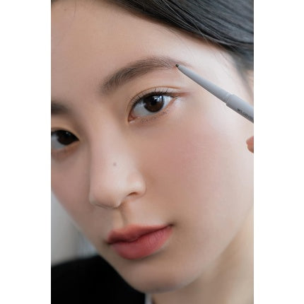 Creion pentru sprâncene Rom&nd HAN ALL SHARP BROW C1 Classic Gray, Dual-Sided Fine Tip