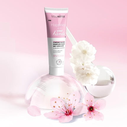 Cremă Mâini Solinotes, Flori de Cireș, Regenerare Intensivă și Hrănire, 50 ml