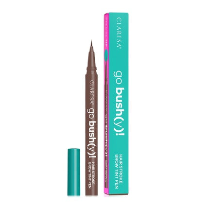 Creion sprâncene Claresago Bushy Brow Styling Pen 02 Choco Brown