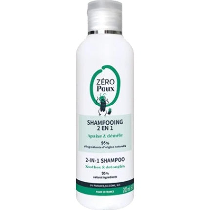 Șampon Patrice Mulato Zero Poux 2în1, alb, 200 ml