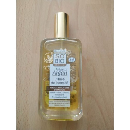 Ulei de Corp So' Bio Etic cu Argan, 100ml, Ambalaj din sticlă