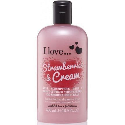 Gel de duș I Love Originals, Strawberries & Cream, 500 ml