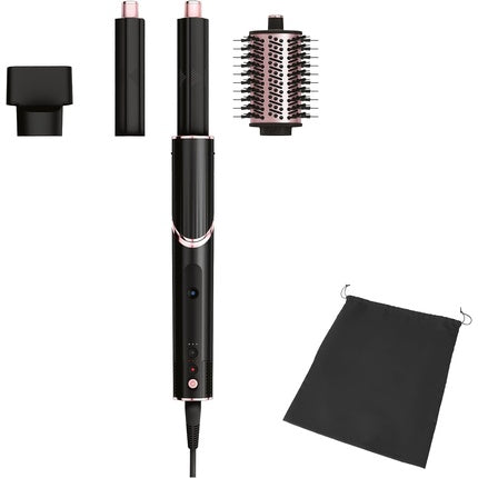 Styler de păr, Shark FlexStyle, 3 în 1, negru aur roz