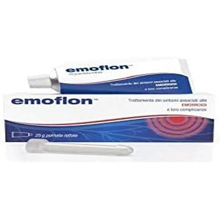 Emoflon, Servier, unguent rectal, 25g, alb și albastru