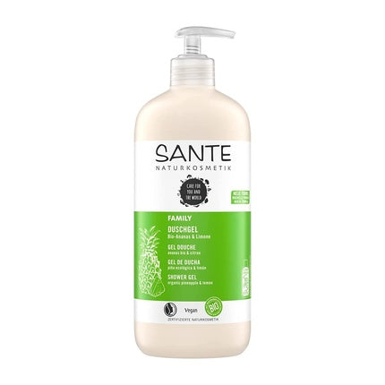 Gel de duș, Sante Naturkosmetik, Ananas & Lămâie, 950ml