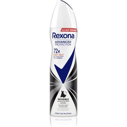 Spray Antiperspirant Rexona Advanced Protection, 150 ml, Alb și Albastru