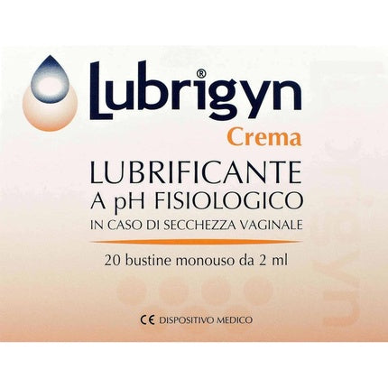 Crema Lubrifiantă Vaginală Lubrigyn, CR, pH Fiziologic, 20 Bustine 2ml