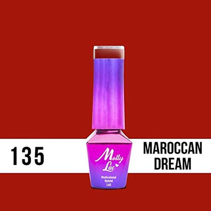 Lac de unghii, Molly Lac, Moroccan Dream 5ml, roșu