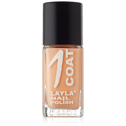 Lac de unghii, Layla Cosmetics, 1 Coat, piersică, 17ml