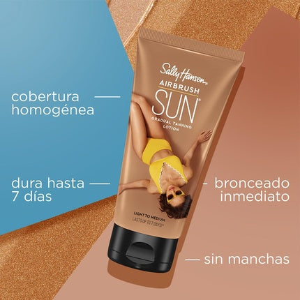 Loțiune autobronzantă, Sally Hansen, Airbrush Legs, Light to Medium, 175ml