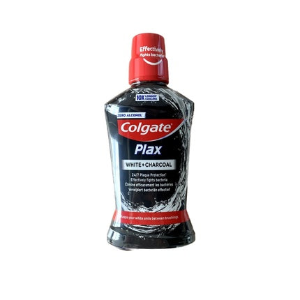 Colgate Plax White + Charcoal cu carbon activ, 500ml