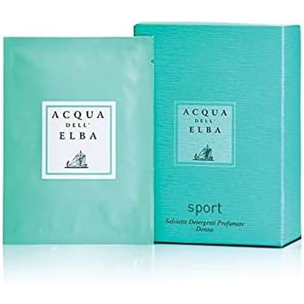 Șervețele Umede, Acqua Dell'Elba, Sport, Ambalaj 6 Bucăți, Culoare Verde Mentă