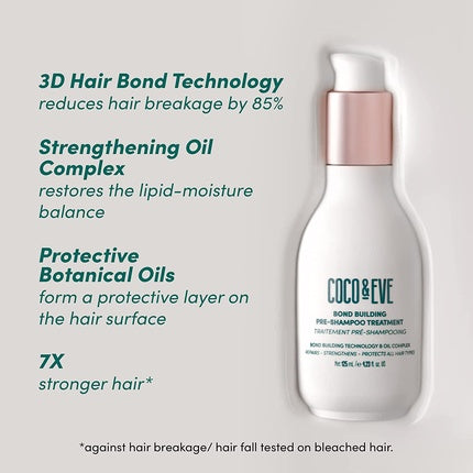Tratament Pre-șampon Coco & Eve, Bond Building, alb, 125ml