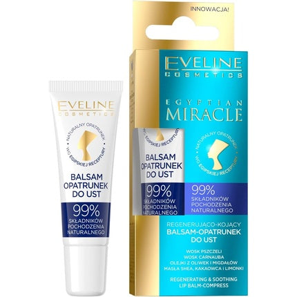 Balsam de buze, Eveline Cosmetics, Egyptian Miracle, 12ml